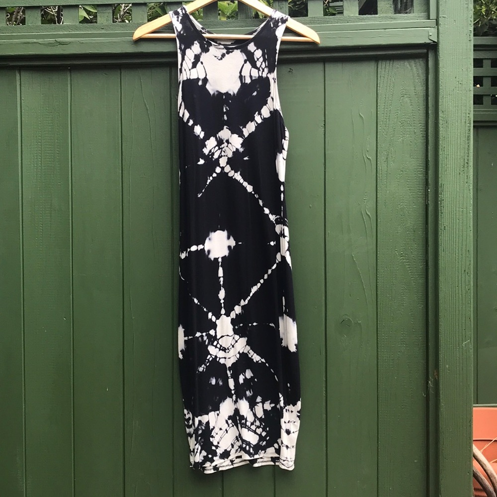 Tie dye maxi dress